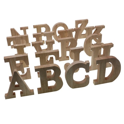 Decorazione lettera legno - lettera, 26