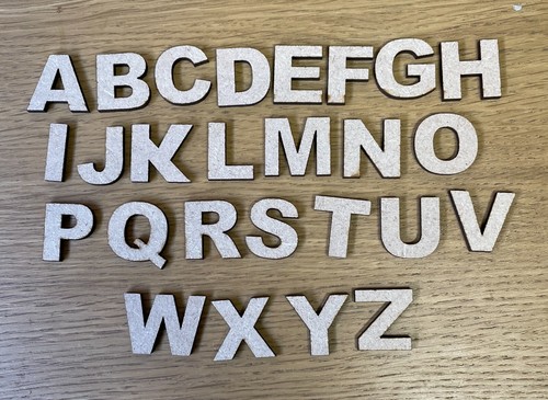 Lettere alfabeto legno - alfabeto, mdf