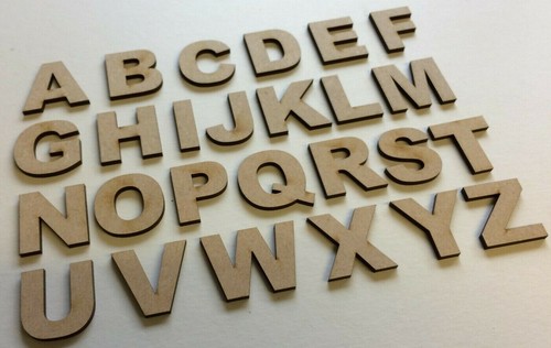 Lettere legno numeri - lettere, in