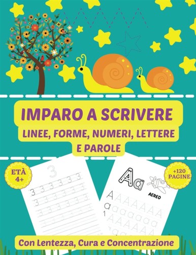 Imparo scrivere linee - a,